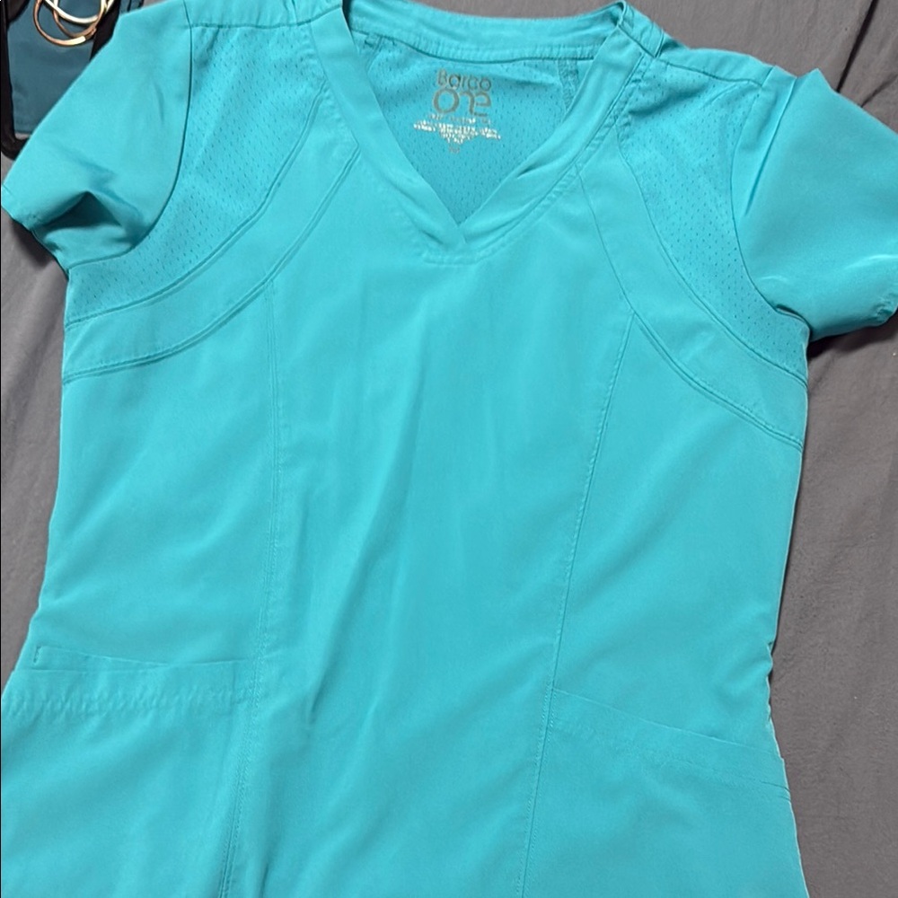 Teal Scrub Set - image 3